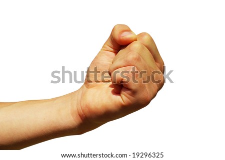 stock photo clenched fist