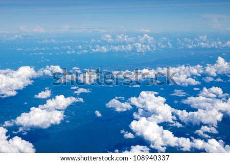 aerial sky