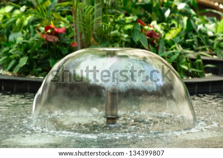 Small Fountain in the city park