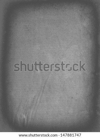 old note paper isolated on white background