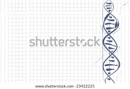  Vector on Dna Drawn On Paper Stock Vector 23422225   Shutterstock