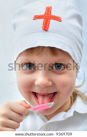 Child Playing Doctor