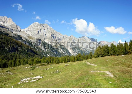 An image of a beautiful valley in the mountains