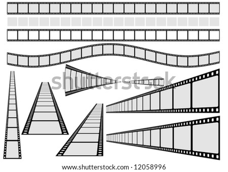 film clipart. stock vector : Film Vector Set