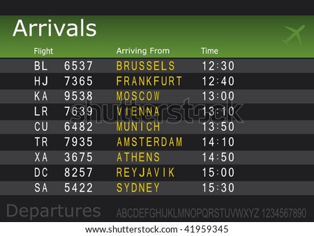 Arrivals or Departures