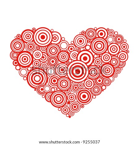 Heart shape vector