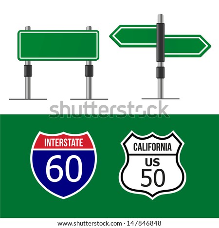 Road sign template Road sign template