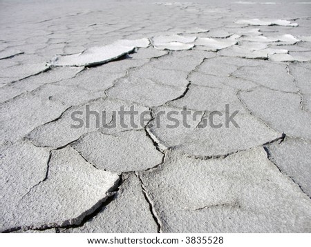 Surface of the ground in ecologically dirty area of a planet Karabash