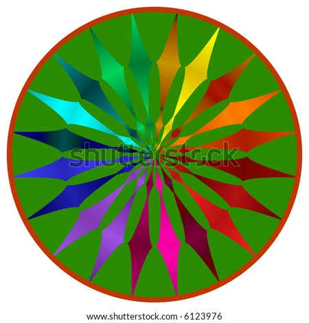 النصائح  السرية لتنفيذ ديكور منزلك  Stock-photo-abstract-fractal-kaleidoscopic-color-wheel-mandala-6123976