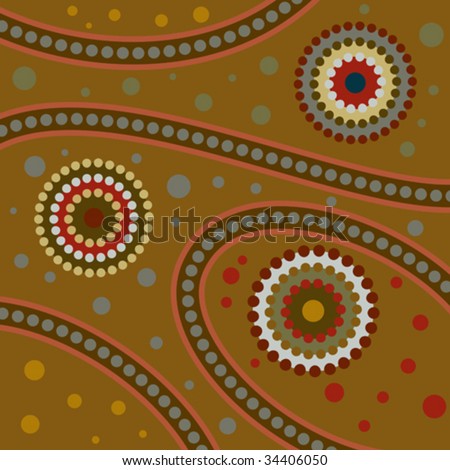 aboriginal dot art. aboriginal dot art.