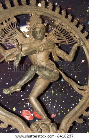 Bronze statue of the Dancing Siva called Nataraja (circa 11th century AD)