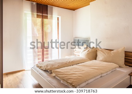 a cozy bed and breakfast or hotel bedroom in Austria