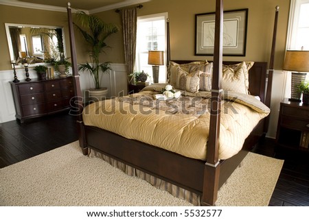 Master Bedroom with modern decor 2