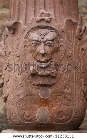 old sculpture face
