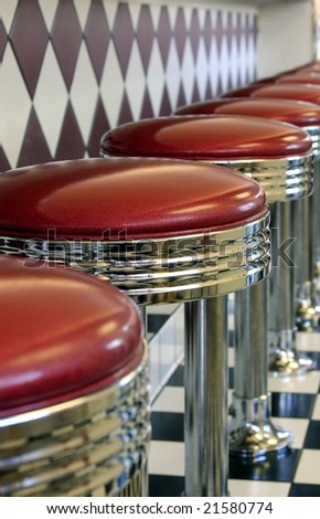 diner stools old style