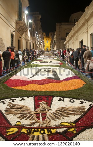 NOTO, ITALY - MAY 19: The famous \