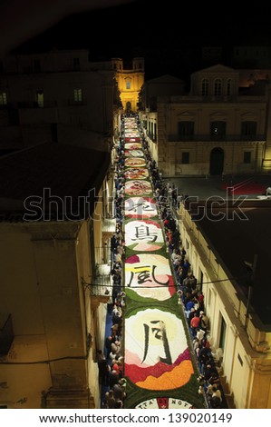 NOTO, ITALY - MAY 19: The famous \