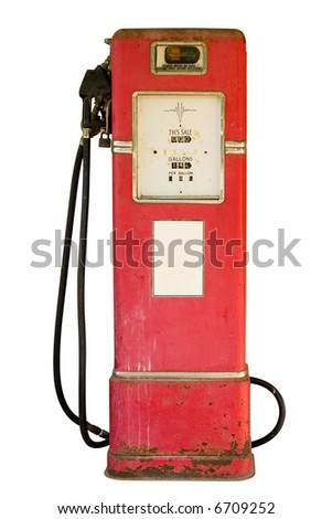 gas pump clip art. stock photo : Antique gas pump