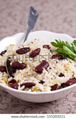 Rice with red beans