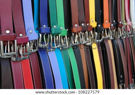 Multi Colored Belts