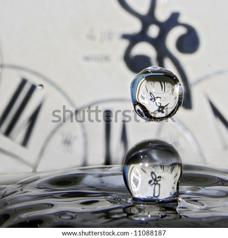 Here are the pure drops of water, the rest is the play with background and light.