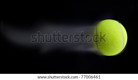 Tennis Black Background