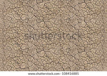 Dry cracked land texture