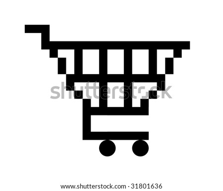 Black Shopping Cart