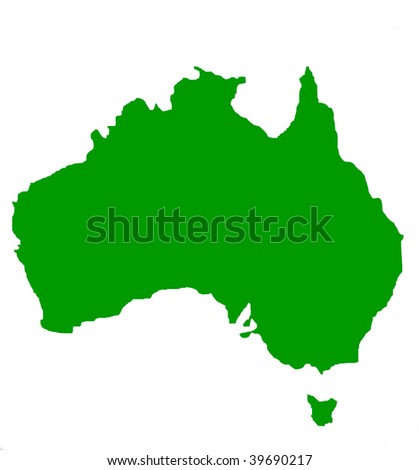 stock photo : Outline map of map of australia outline only. stock photo : Outline map of