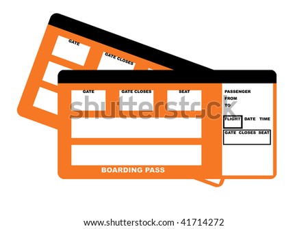 Boarding Pass Clipart