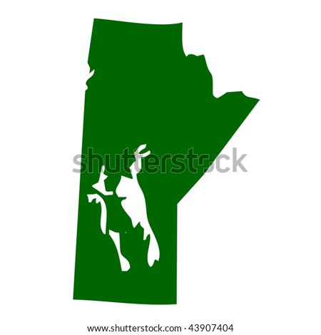 stock photo : Map of Manitoba map of manitoba canada. stock photo : Map of Manitoba