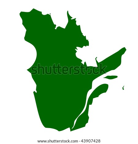 Map Of Quebec. stock photo : Map of Quebec