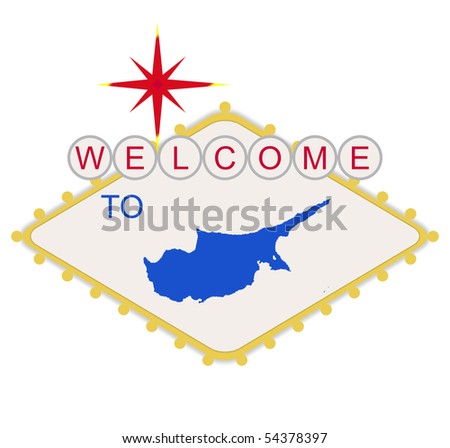 Las Vegas sign, isolated vegas signage. Las Vegas sign, isolated