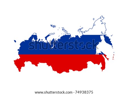 map of russian federation. of the Russian Federation