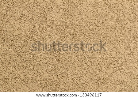 Yellow Concrete Background, showing Coarse Texture on Concrete Wall