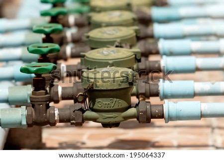 Rusted Water Valves and Old Water meters