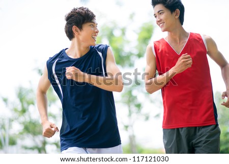 Boys Jogging