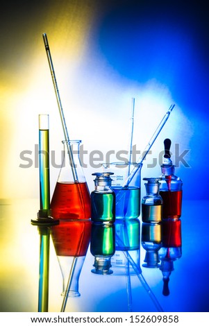 Close-up image of chemical equipment