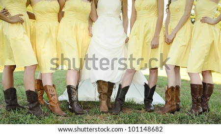 Country Wedding Bridesmaids