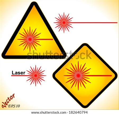 Laser Warning Signs Laser Warning Signs
