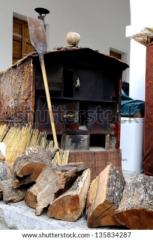 Preparation of wood oven bread for sale