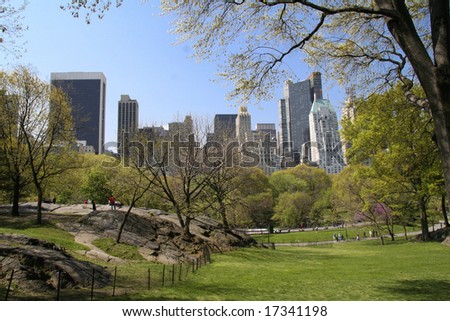 new york city central park map. new york city central park