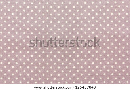 Pink Fabric and White Tiny Polka Dots Background