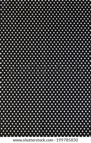 Black and White Tiny Polka Dots Background