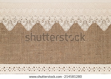 Fabric textile texture and lace for background