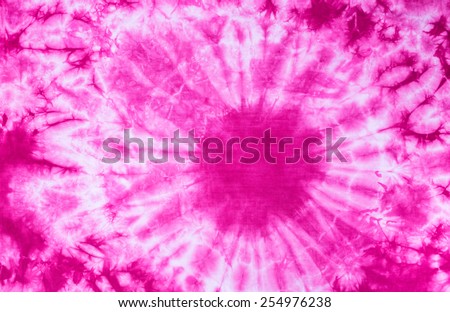 Pink tie dye batik fabric for background and texture