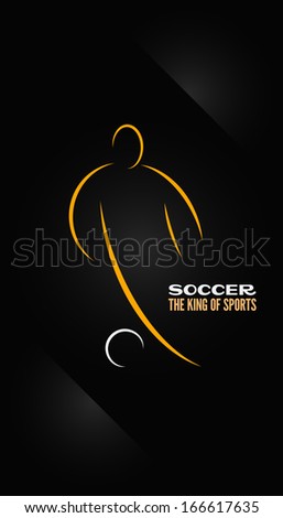 soccer emblem symbol design background soccer emblem symbol design background