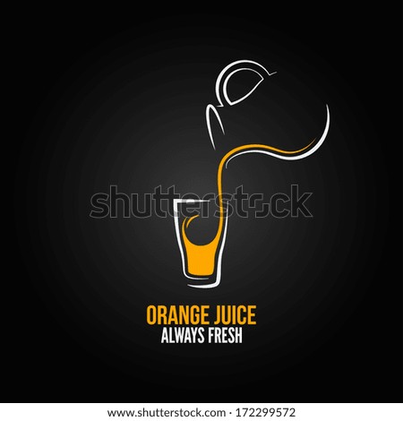 orange juice glass bottle menu design background orange juice glass bottle menu design background