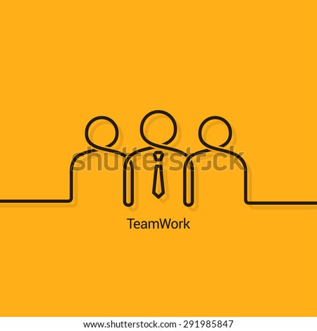 teamwork business concept design background