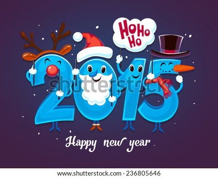 2015 new year greeting card 2015 new year greeting card